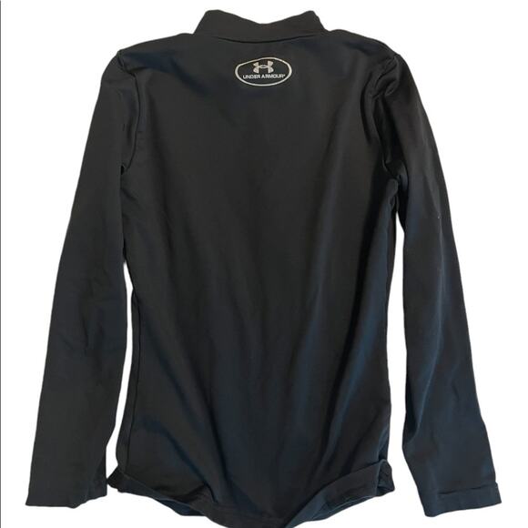 Under Armour Coldgear Long Sleeve Mock Neck Fitted Shirt - Small - Picture 2 of 4